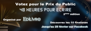 650X220 - Bannière pour voter Prix du Public - 48 heures pour écrire